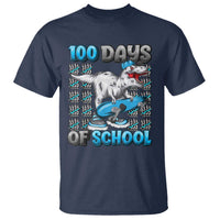 100 Days of School 100th Day Dinosaur T Shirt - Wonder Print Shop