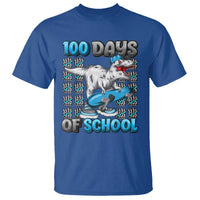 100 Days of School 100th Day Dinosaur T Shirt - Wonder Print Shop