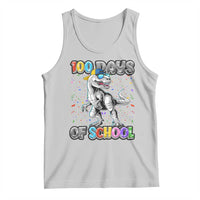 100 Days Of School Tank Top Funny Cool Dinosaur Trex 100 Days Smarter