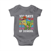100th Day Of School Baby Onesie 100 Days Dino Dinosaur