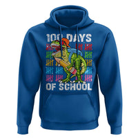 100th Day Of School Hoodie 100 Days Dino Dinosaur