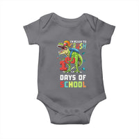 Ready To Crush 100 Days Of School Baby Onesie T Rex Dinosaur Boys