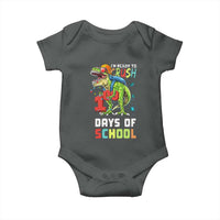 Ready To Crush 100 Days Of School Baby Onesie T Rex Dinosaur Boys