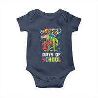 Ready To Crush 100 Days Of School Baby Onesie T Rex Dinosaur Boys