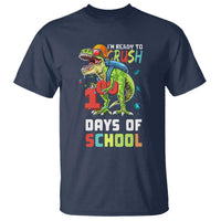 Ready To Crush 100 Days Of School T Shirt T Rex Dinosaur Boys - Wonder Print Shop