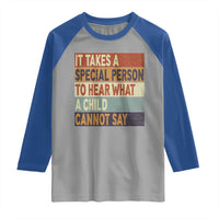 Special Education Teacher Raglan Shirt Inspirational SPED Teachers Autism