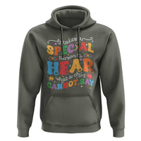 Special Education Teacher Hoodie Inspirational SPED Teachers Autism A Special Person