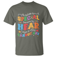 Special Education Teacher T Shirt Inspirational SPED Teachers Autism A Special Person - Wonder Print Shop