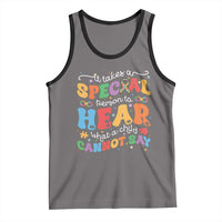 Special Education Teacher Tank Top Inspirational SPED Teachers Autism A Special Person
