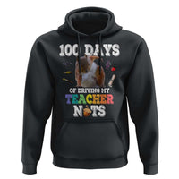 100th Day Of School Hoodie Driving My Teacher Nuts Dabbing Squirrel 100 Days
