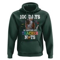 100th Day Of School Hoodie Driving My Teacher Nuts Dabbing Squirrel 100 Days