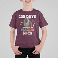 100th Day Of School T Shirt For Kid Driving My Teacher Nuts Dabbing Squirrel 100 Days