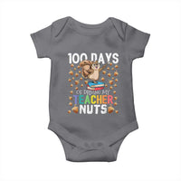 100 Days Of School Baby Onesie 100th Day Driving My Teacher Nuts Squirrel School