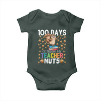 100 Days Of School Baby Onesie 100th Day Driving My Teacher Nuts Squirrel School