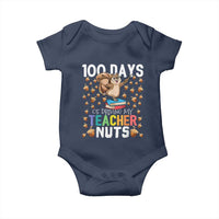 100 Days Of School Baby Onesie 100th Day Driving My Teacher Nuts Squirrel School