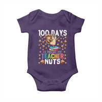 100 Days Of School Baby Onesie 100th Day Driving My Teacher Nuts Squirrel School
