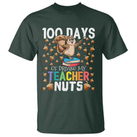 100 Days Of School T Shirt 100th Day Driving My Teacher Nuts Squirrel School - Wonder Print Shop