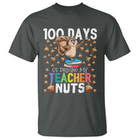 100 Days Of School T Shirt 100th Day Driving My Teacher Nuts Squirrel School - Wonder Print Shop