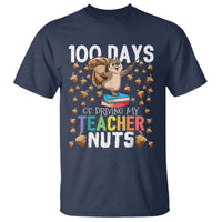 100 Days Of School T Shirt 100th Day Driving My Teacher Nuts Squirrel School - Wonder Print Shop