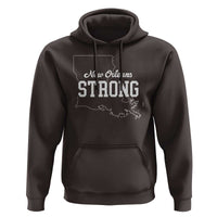 Nola Strong Hoodie Support Louisiana 2025 New Orleans Map