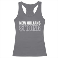 Nola Strong Racerback Tank Top Volunteer Support New Orleans Louisiana 2025