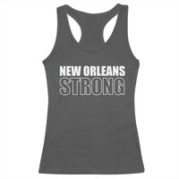 Nola Strong Racerback Tank Top Volunteer Support New Orleans Louisiana 2025