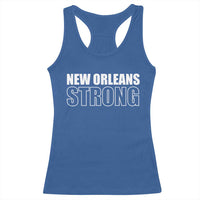 Nola Strong Racerback Tank Top Volunteer Support New Orleans Louisiana 2025