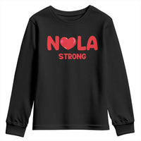 Nola Strong New Orleans Support Youth Sweatshirt