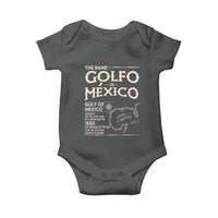 Gulf Of Mexico Baby Onesie 1672 Historic Map Coast Mexico Lover
