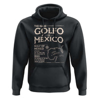 Gulf Of Mexico Hoodie 1672 Historic Map Coast Mexico Lover