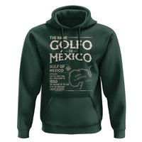 Gulf Of Mexico Hoodie 1672 Historic Map Coast Mexico Lover