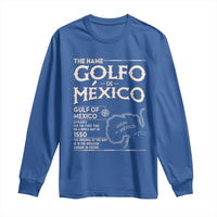 Gulf Of Mexico Long Sleeve Shirt 1672 Historic Map Coast Mexico Lover