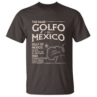 Gulf Of Mexico T Shirt 1672 Historic Map Coast Mexico Lover