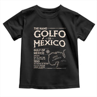 Gulf Of Mexico Toddler T Shirt 1672 Historic Map Coast Mexico Lover