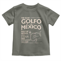Gulf Of Mexico Toddler T Shirt 1672 Historic Map Coast Mexico Lover