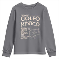 Gulf Of Mexico Youth Sweatshirt 1672 Historic Map Coast Mexico Lover