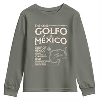 Gulf Of Mexico Youth Sweatshirt 1672 Historic Map Coast Mexico Lover