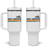 Gulf Of Mexico Tumbler With Handle Texas Alabama Mississippi Florida Beach Gulf Coast Mexico Lover