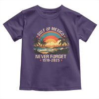 Gulf Of Mexico Toddler T Shirt Never Forget 1915 - 2025 Coast Texas Alabama Mississippi Florida Beach