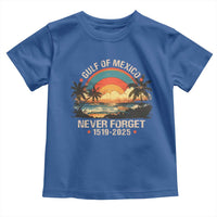Gulf Of Mexico Toddler T Shirt Never Forget 1915 - 2025 Coast Texas Alabama Mississippi Florida Beach