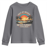 Gulf Of Mexico Youth Sweatshirt Never Forget 1915 - 2025 Coast Texas Alabama Mississippi Florida Beach