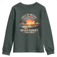 Gulf Of Mexico Youth Sweatshirt Never Forget 1915 - 2025 Coast Texas Alabama Mississippi Florida Beach