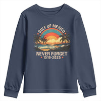 Gulf Of Mexico Youth Sweatshirt Never Forget 1915 - 2025 Coast Texas Alabama Mississippi Florida Beach