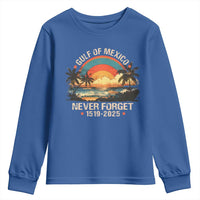 Gulf Of Mexico Youth Sweatshirt Never Forget 1915 - 2025 Coast Texas Alabama Mississippi Florida Beach