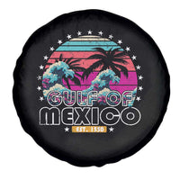 Gulf Of Mexico Spare Tire Cover Est. 1550 Retro Summer Vibes