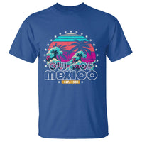 Gulf Of Mexico T Shirt Est. 1550 Retro Summer Vibes