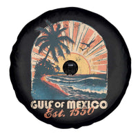 Gulf Of Mexico Spare Tire Cover Est. 1550 Sunny Vibes