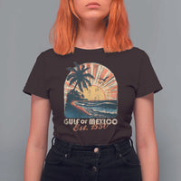 Gulf Of Mexico T Shirt For Women Est. 1550 Sunny Vibes