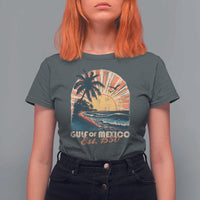 Gulf Of Mexico T Shirt For Women Est. 1550 Sunny Vibes