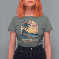 Gulf Of Mexico T Shirt For Women Est. 1550 Sunny Vibes